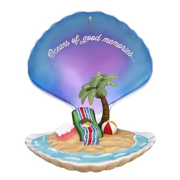 Hallmark Keepsake Christmas Ornament Oceans of Good Memories Beach Gifts NWT - Picture 3 of 4